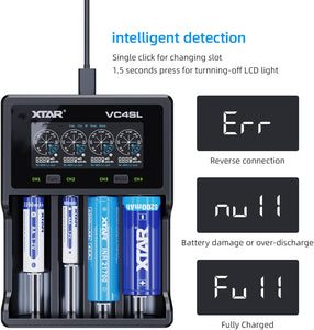 XTAR VC4SL Li-ion / Ni-MH Battery Charger
