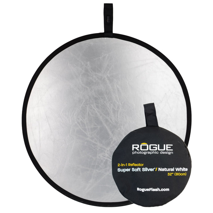 Rogue 2-in-1 Super Soft Silver / Natural White Collapsible Reflectors