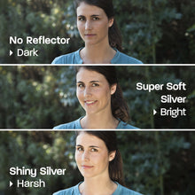 Load image into Gallery viewer, Rogue 2-in-1 Super Soft Silver / Natural White Collapsible Reflectors